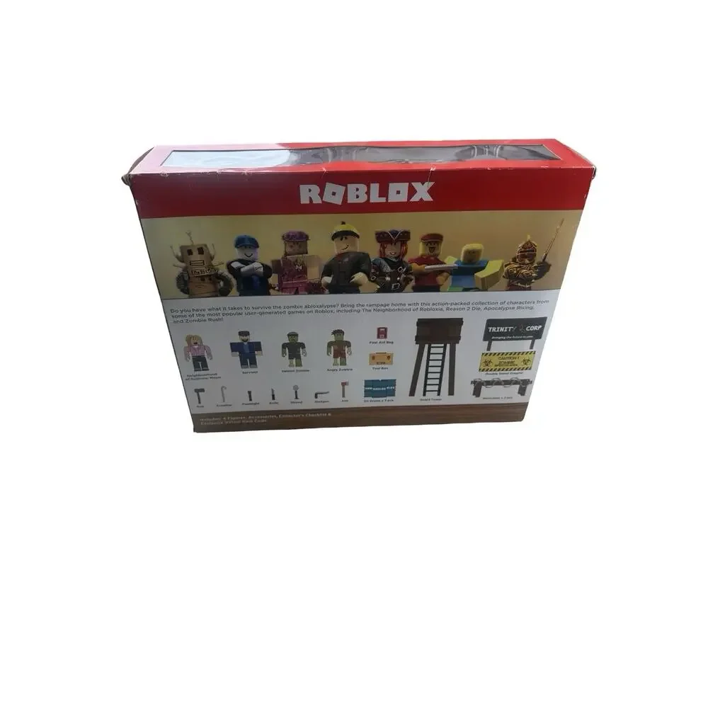 Roblox Zombie Attack Large 20 Piece Set Includes Exclusive Virtual Item NEW